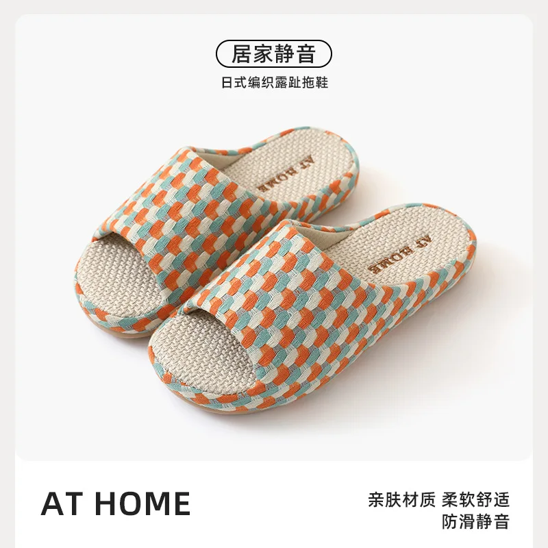 New linen slippers indoor non-slip soft-soled silent home all-season couple cotton-linen for men
New linen slippers indoor non-slip soft-soled silent home all-season couple cotton-linen for men