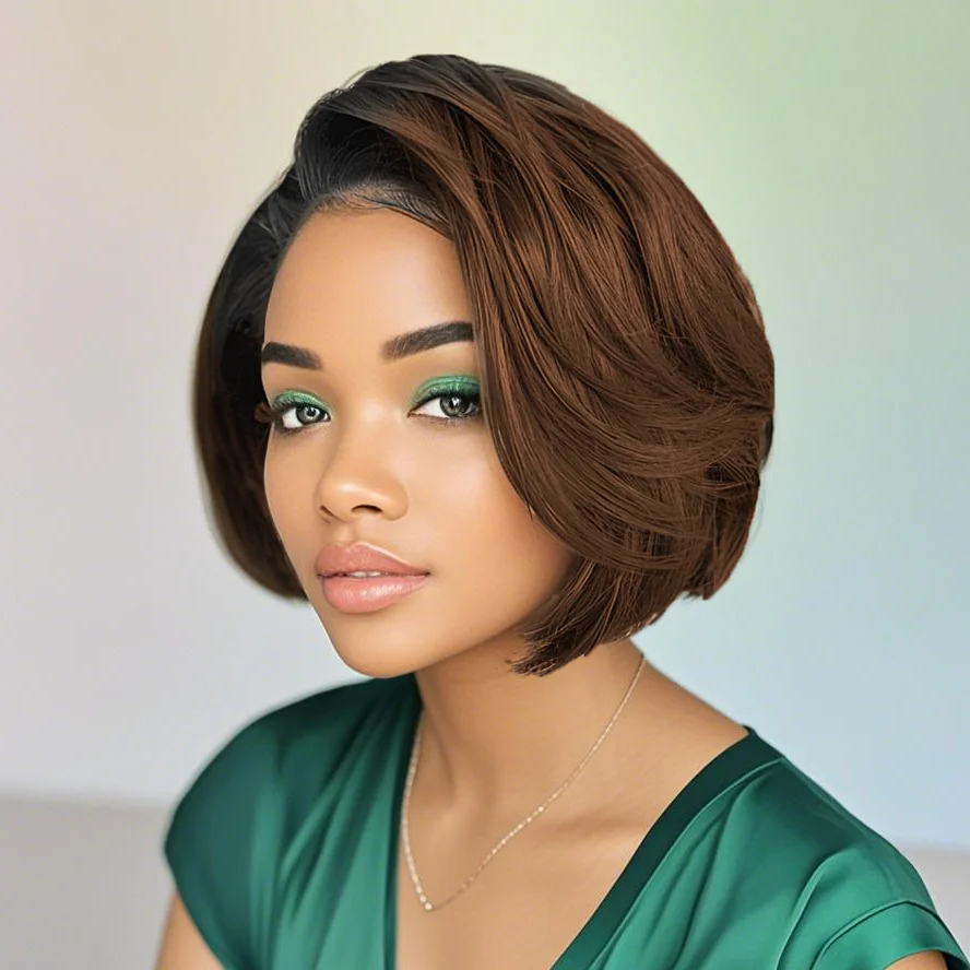 Pixie Cut Human Hair Wig 13x4 Transparent Lace Front Wigs For Women Short Bob Wig Brazilian Straight 180 Density
Pixie Cut Human Hair Wig 13x4 Transparent Lace Front Wigs For Women Short Bob Wig Brazilian Straight 180 Density