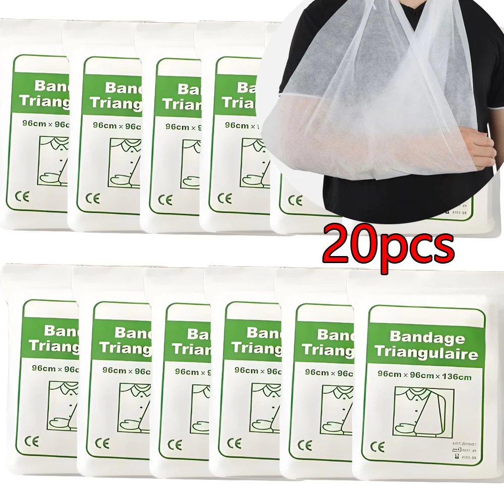 20pcs Triangular Bandages Fracture Fixation Medical Bandage for Emergency First Aid Camping Outdoor Activities
20pcs Triangular Bandages Fracture Fixation Medical Bandage for Emergency First Aid Camping Outdoor Activities