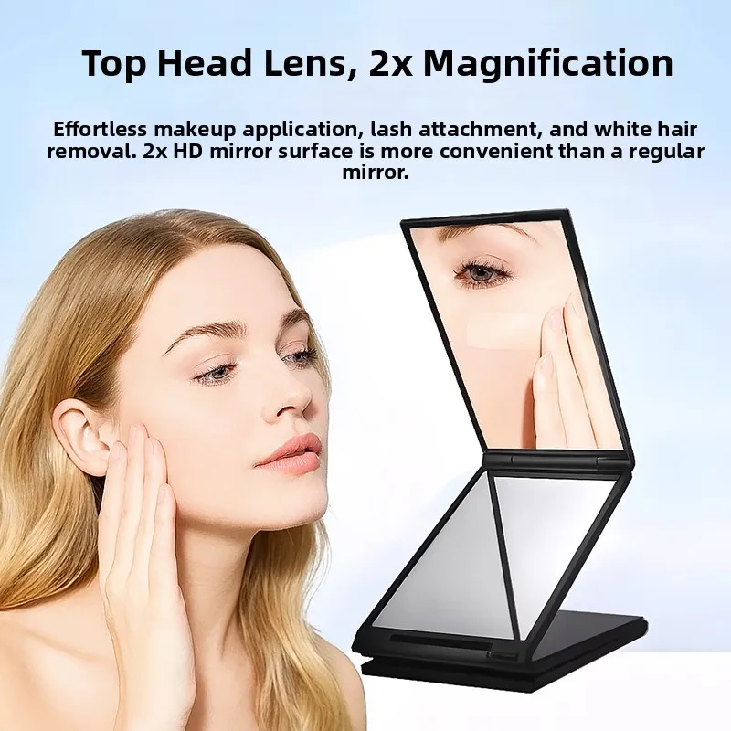 Большое четырехстороннее складное портативное зеркало для женщин, инструмент для личной гигиены, позволяющий достигать затылка головы
Большое четырехстороннее складное портативное зеркало для женщин, инструмент для личной гигиены, позволяющий достигать затылка головы