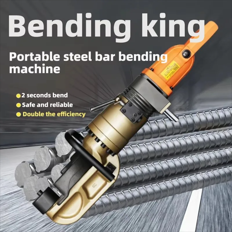 Portable Hydraulic Rebar Bender Handheld Steel Bar Straightener Stirrup Bender Construction Tool
Portable Hydraulic Rebar Bender Handheld Steel Bar Straightener Stirrup Bender Construction Tool