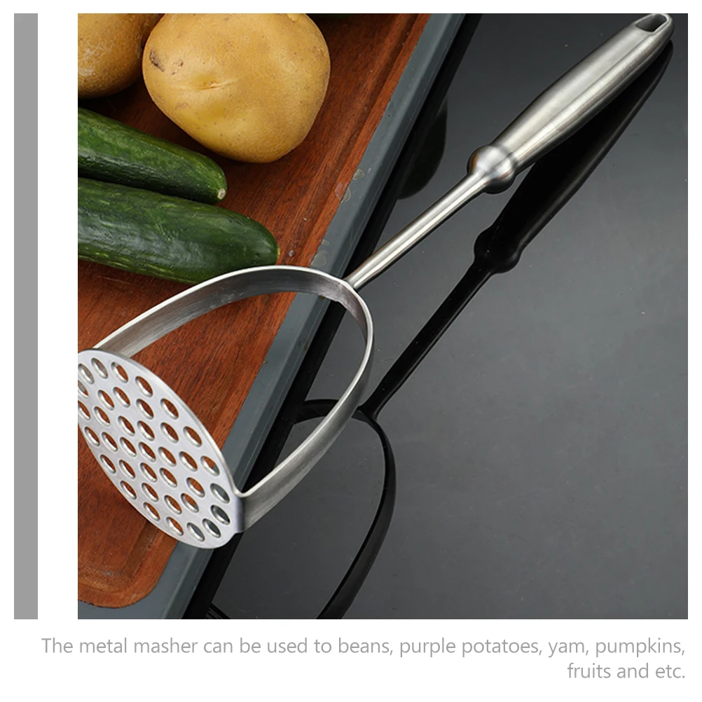 Potato Masher Stainless Steel Metal Kitchen Tool For Mashing Potatoes Beans Pumpkin Avocado Cooking Utensil
Potato Masher Stainless Steel Metal Kitchen Tool For Mashing Potatoes Beans Pumpkin Avocado Cooking Utensil