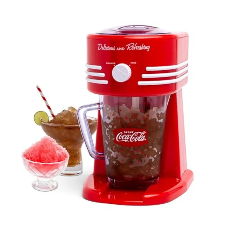 Nostalgia Coca-Cola Frozen Drink Maker and Margarita Machine for Home - 40-Ounce Slushy Maker with Stainless Steel Flow Spout -
Nostalgia Coca-Cola Frozen Drink Maker and Margarita Machine for Home - 40-Ounce Slushy Maker with Stainless Steel Flow Spout -