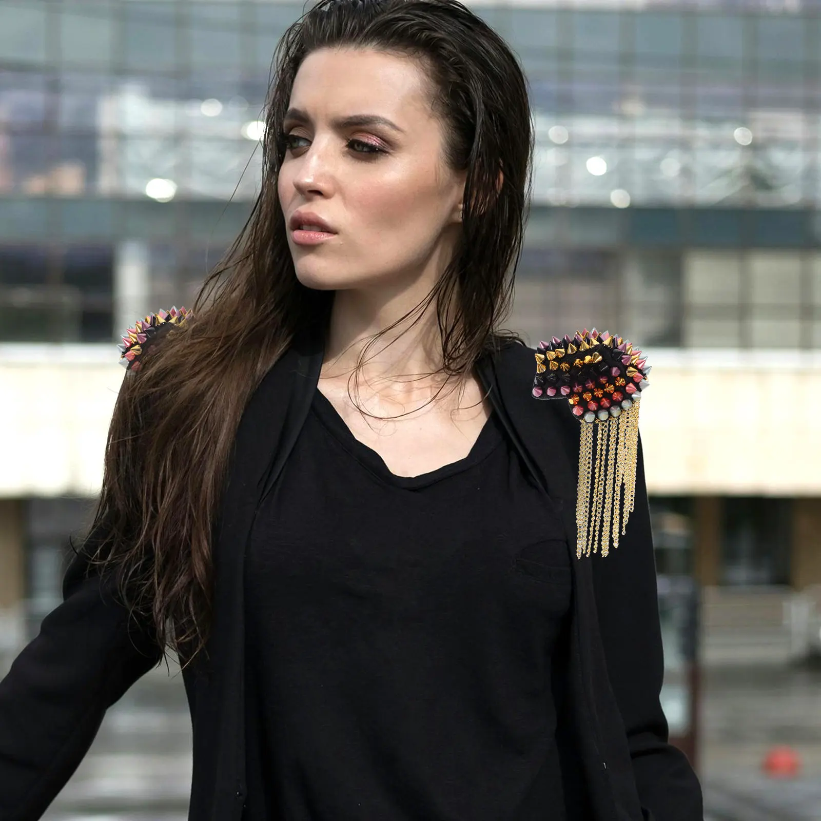 2Pcs Alloy Vintage Tassel Epaulets Shoulder Jewelry for Suits Shirts Costumes Uniforms Decorative Chic Epaulettes Accessories
2Pcs Alloy Vintage Tassel Epaulets Shoulder Jewelry for Suits Shirts Costumes Uniforms Decorative Chic Epaulettes Accessories