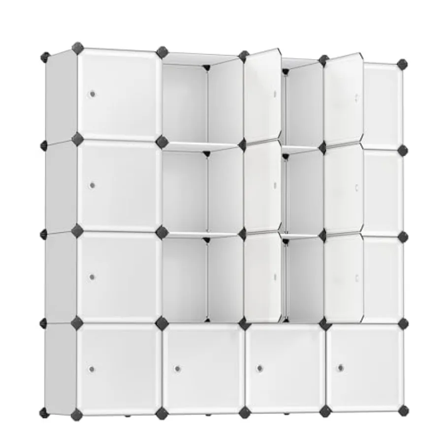 Cube Storage Organizer, Set of Plastic, Closet Storage Shelves, DIY Plastic Closet Cabinet, Modular Bookcase, Shelving for Bedr
Cube Storage Organizer, Set of Plastic, Closet Storage Shelves, DIY Plastic Closet Cabinet, Modular Bookcase, Shelving for Bedr