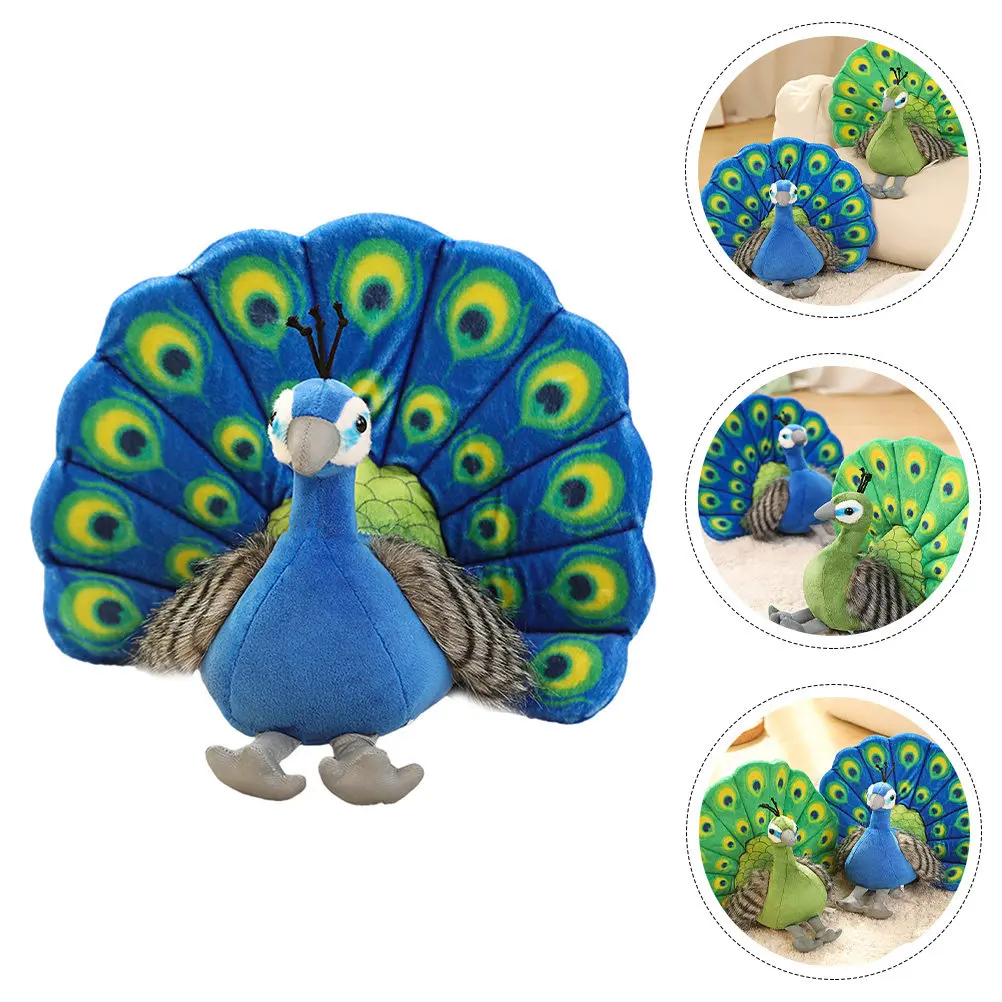 Short Cartoon Design for Kids Stuffed Peafowl Simulation Animal Model
Short Cartoon Design for Kids Stuffed Peafowl Simulation Animal Model
