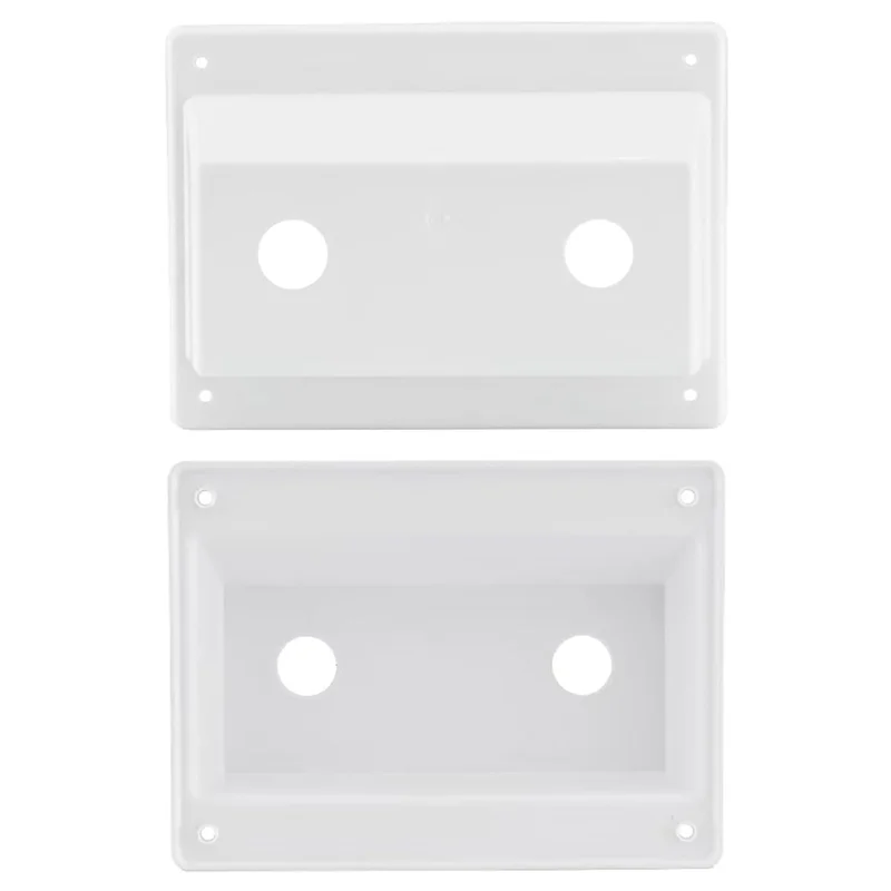 A19F-2Pack Faucet Bezel Stand Off Faucet Cover Faucet Mount Kit For RV Campers Trailer Shower Plate Replacement Part
A19F-2Pack Faucet Bezel Stand Off Faucet Cover Faucet Mount Kit For RV Campers Trailer Shower Plate Replacement Part