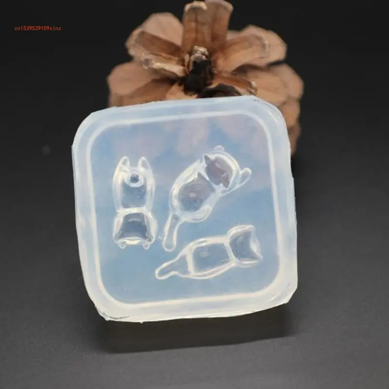 Portable Resin Epoxy Mould Cats Ear Hooks Jewelry Pendants Making Silicone Mold for Handicraft Enthusiasts
Portable Resin Epoxy Mould Cats Ear Hooks Jewelry Pendants Making Silicone Mold for Handicraft Enthusiasts