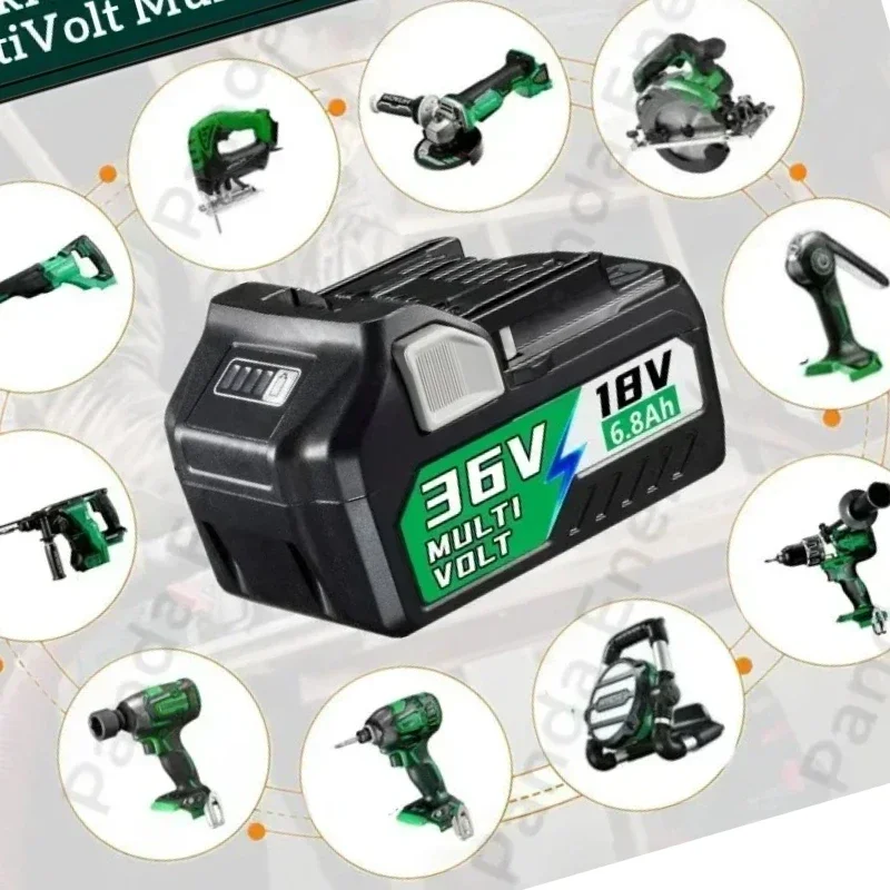 For HiKoKI/Hitachi 18V 36V 6000mAh Li-ion Battery Rechargeable Tool Batteries High Performance High Capacity for BSL1830 BSL1850
For HiKoKI/Hitachi 18V 36V 6000mAh Li-ion Battery Rechargeable Tool Batteries High Performance High Capacity for BSL1830 BSL1850