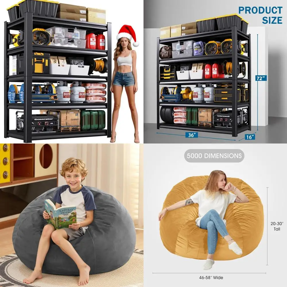 Сверхмощный 5-ярусный регулируемый металлический стеллаж для промышленного хранения — универсальная стойка емкостью 3000 фунтов
Сверхмощный 5-ярусный регулируемый металлический стеллаж для промышленного хранения — универсальная стойка емкостью 3000 фунтов