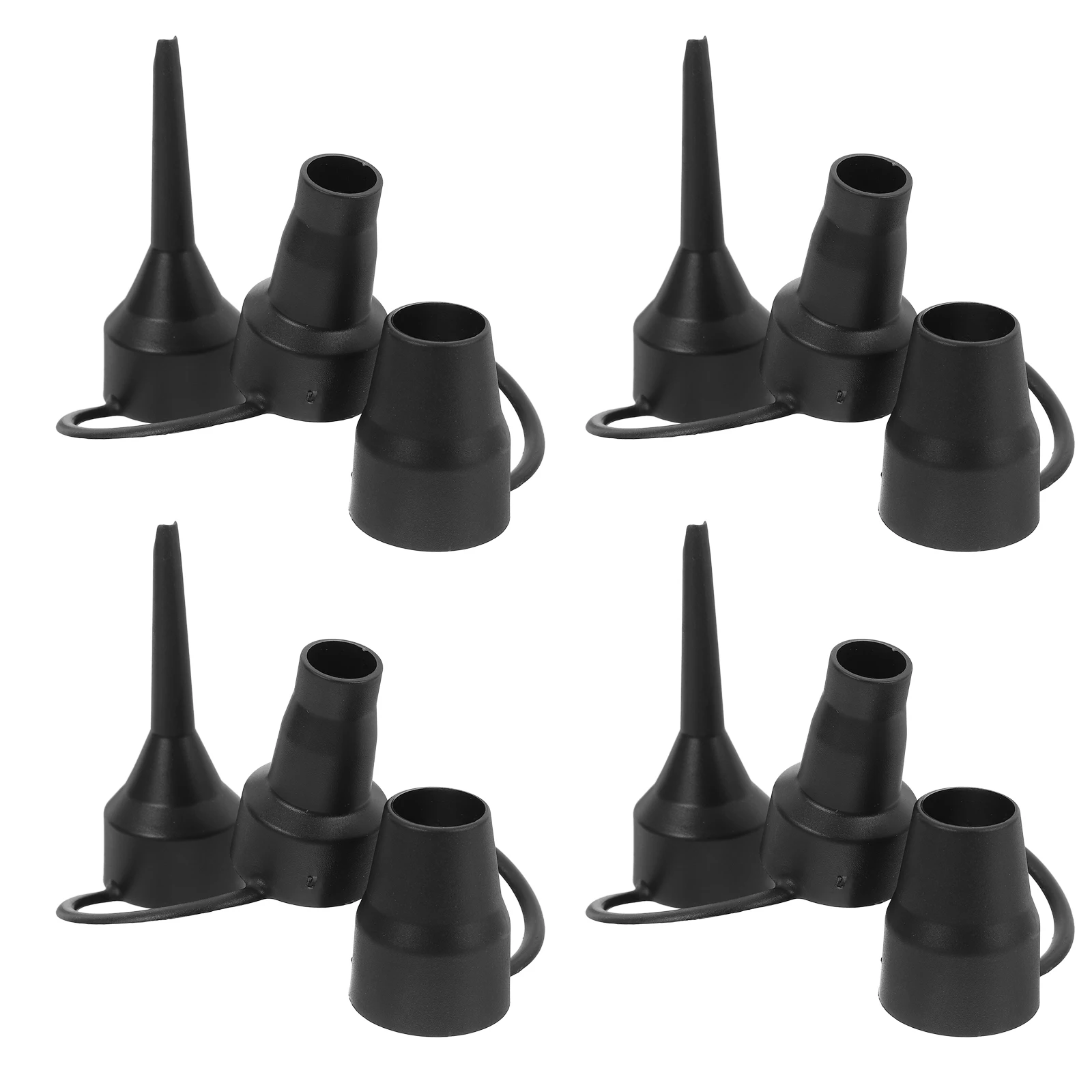 4 Pcs Air Mattress Nozzle Head Accessories for Pump Electric Nozzles Black Plastic Tips
4 Pcs Air Mattress Nozzle Head Accessories for Pump Electric Nozzles Black Plastic Tips