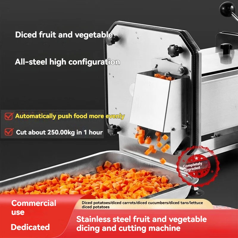 Commercial Electric Dicing Machine Dicing Organ Canteen Vegetable Cutter Dicing Mesh Knife Kindergarten Cutting Potato Pieces
Commercial Electric Dicing Machine Dicing Organ Canteen Vegetable Cutter Dicing Mesh Knife Kindergarten Cutting Potato Pieces