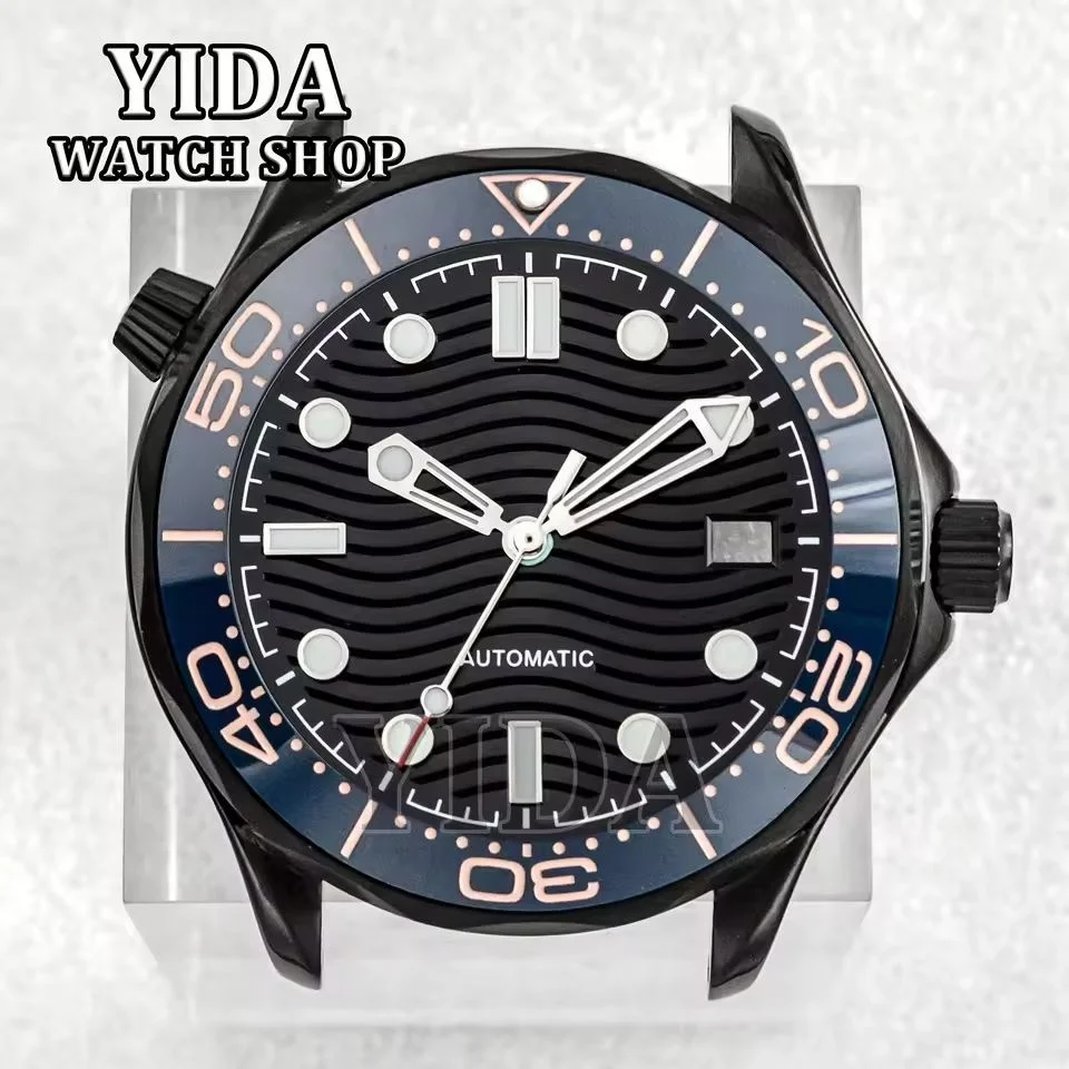 41mm Black NH35 Case Stainless Steel Case 31mm Dial Green Luminous Hands 10ATM Waterproof For Seamaster 300 NH35 NH36 Movement
41mm Black NH35 Case Stainless Steel Case 31mm Dial Green Luminous Hands 10ATM Waterproof For Seamaster 300 NH35 NH36 Movement