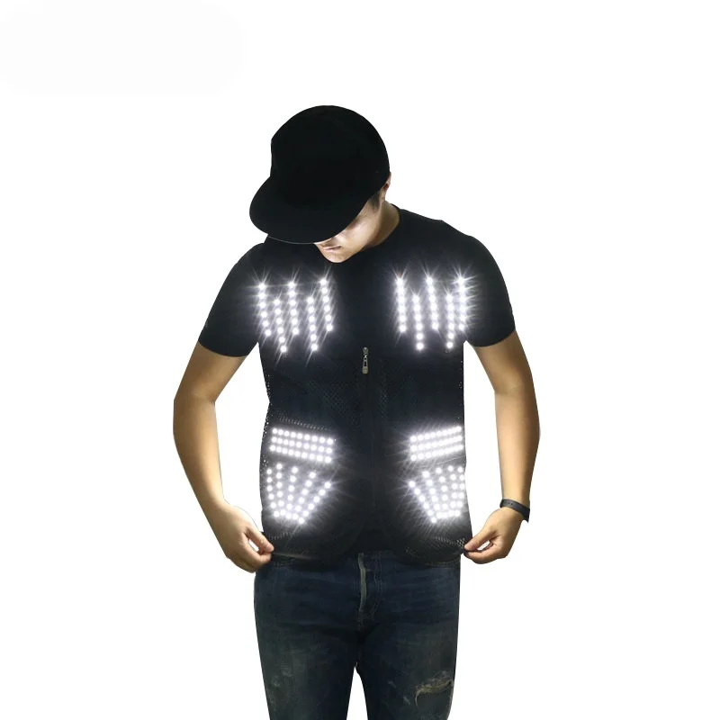 LED Luminous Vest, Night Performance, Lighting Costume, Suitable for Party, DJ Stage, Singing and Dancing Props
LED Luminous Vest, Night Performance, Lighting Costume, Suitable for Party, DJ Stage, Singing and Dancing Props