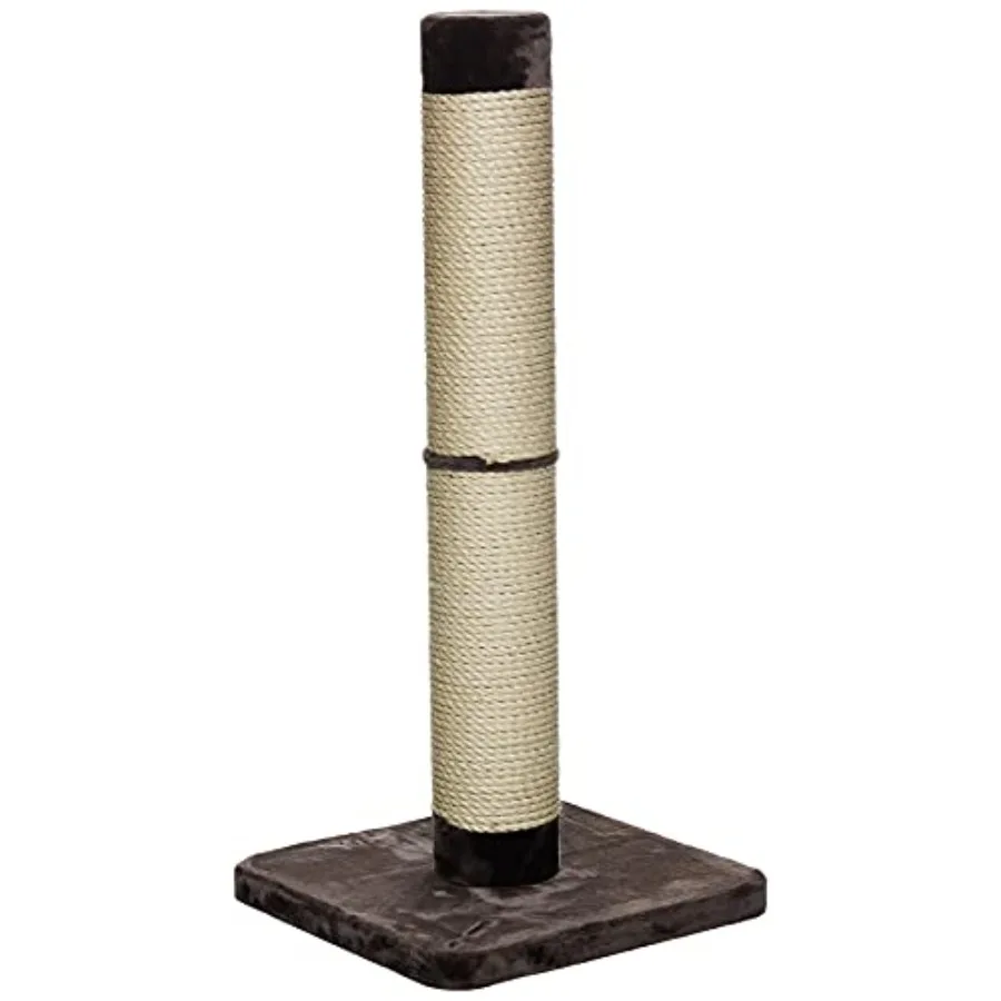 Feline Nuvo Grand Forte Scratching Post 41 Inches Tall Heavy-Duty Sisal Post with Wide Base Thick Brown Faux Fur for Large and
Feline Nuvo Grand Forte Scratching Post 41 Inches Tall Heavy-Duty Sisal Post with Wide Base Thick Brown Faux Fur for Large and