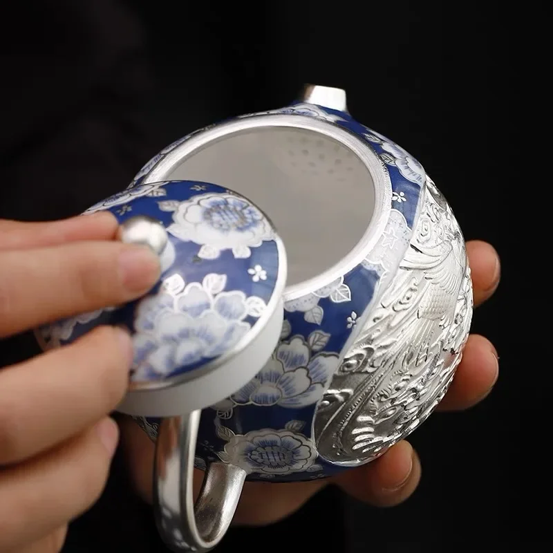 Z30- teapot blue and white silver pot light luxury Xishi pot household kung fu tea set anti-scalding teapot
Z30- teapot blue and white silver pot light luxury Xishi pot household kung fu tea set anti-scalding teapot