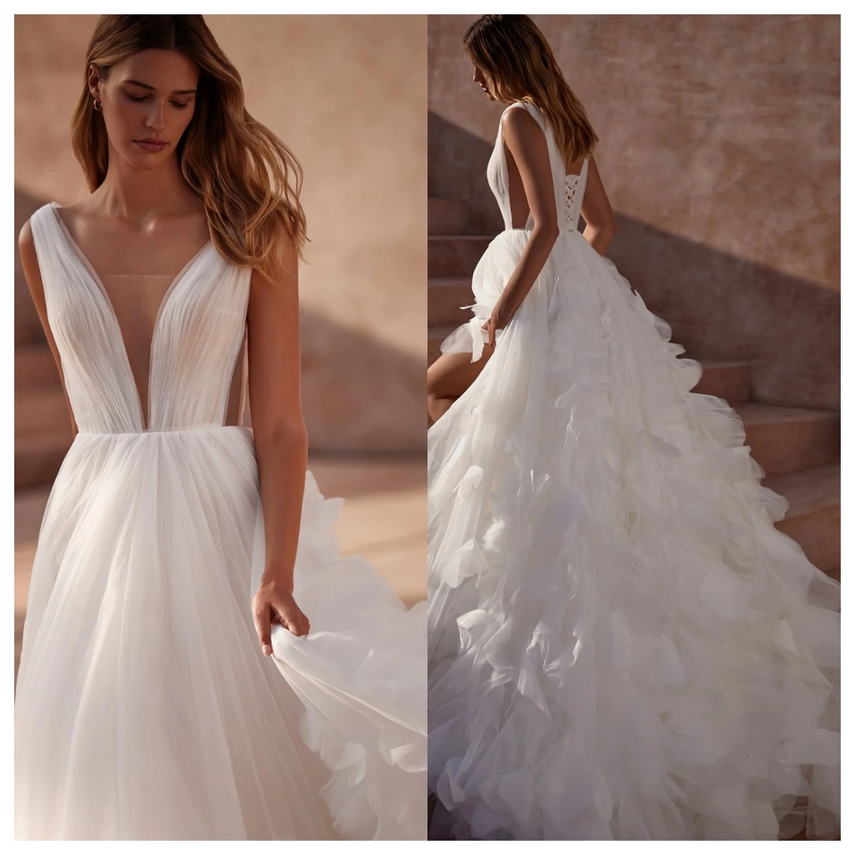 Customized High Quality White Tulle Evening Dress V-Neck Cap Sleeve Sleeveless Celebrity Gowns Bespoke Occasion Gowns
Customized High Quality White Tulle Evening Dress V-Neck Cap Sleeve Sleeveless Celebrity Gowns Bespoke Occasion Gowns