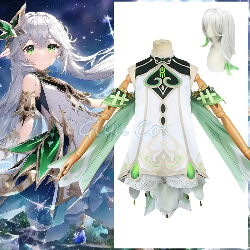 Genshin Impact Nahida Cosplay Costume Carnival Uniform Anime Halloween Costumes Game
Genshin Impact Nahida Cosplay Costume Carnival Uniform Anime Halloween Costumes Game