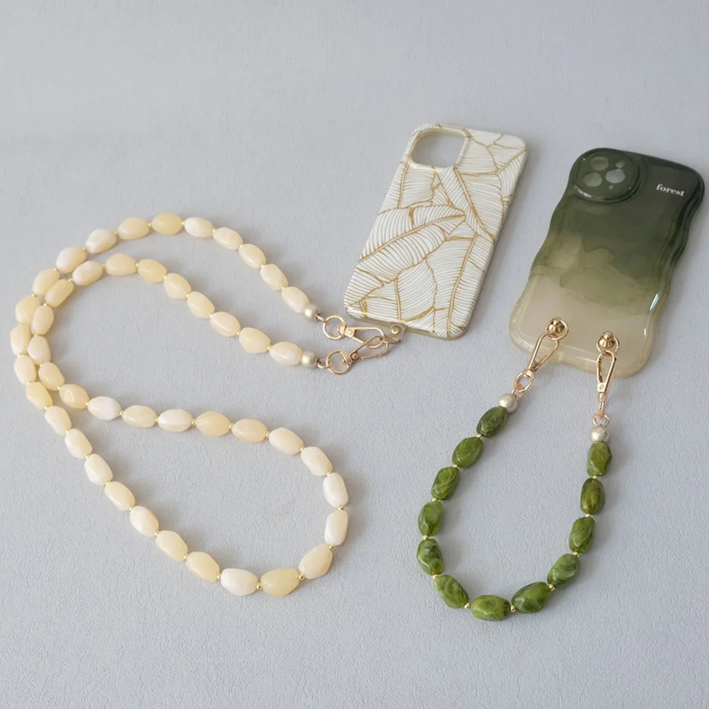Resin Acrylic Bag Strap Stylish Bag Accessory Beaded Phone Chain Comfortable Handbag Chain Replacement For Shopping Handbags
Resin Acrylic Bag Strap Stylish Bag Accessory Beaded Phone Chain Comfortable Handbag Chain Replacement For Shopping Handbags
