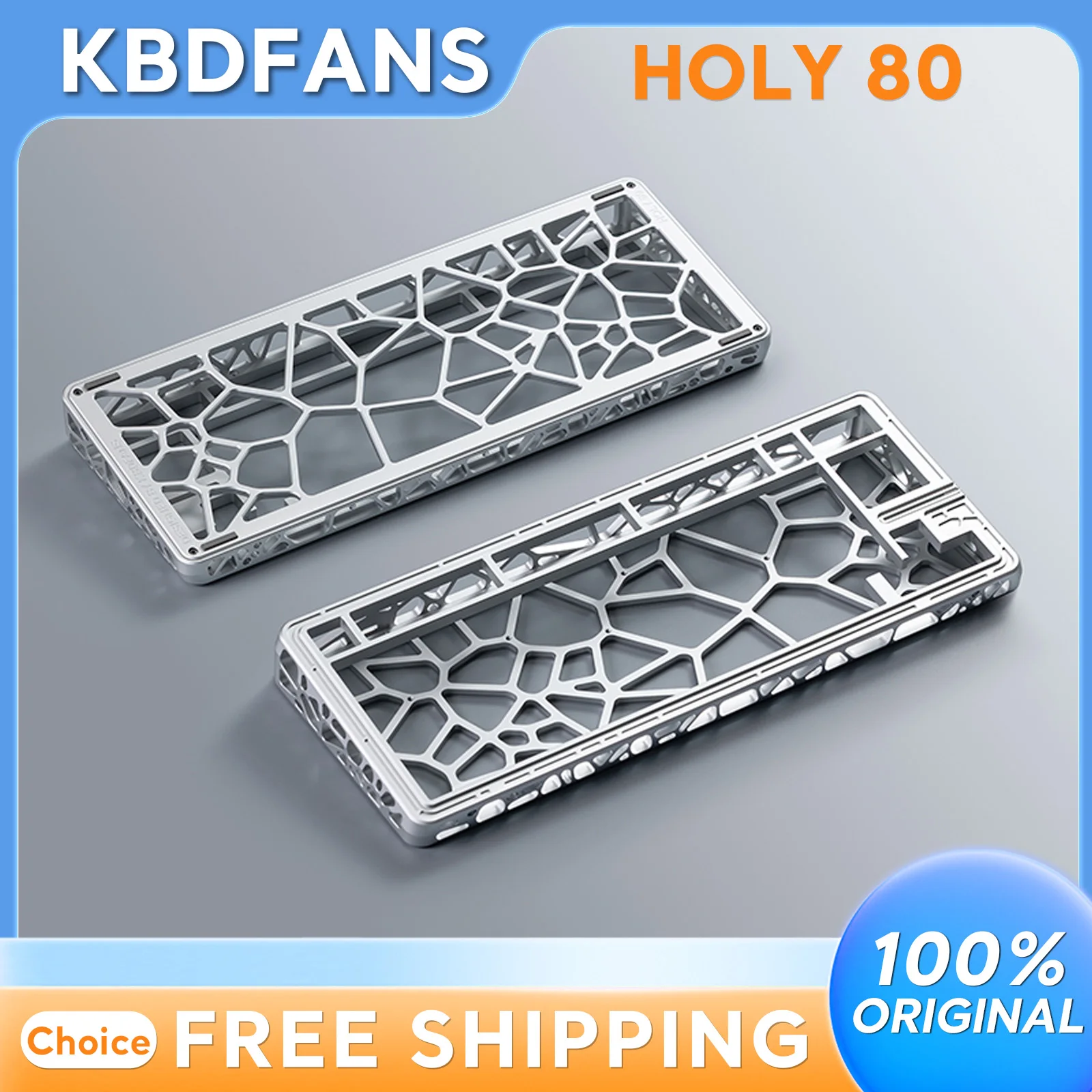 KBDfans Holy80 Customized Keyboard Shell Case for Wooting 80HE Series CNC Aluminum Hollow Tech Top Mount DIY Keyboard
KBDfans Holy80 Customized Keyboard Shell Case for Wooting 80HE Series CNC Aluminum Hollow Tech Top Mount DIY Keyboard