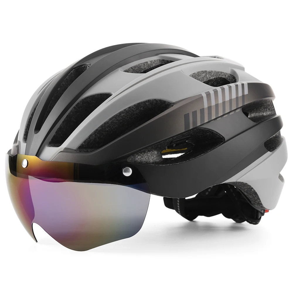Высококачественный велосипедный шлем для взрослых для горных и шоссейных велосипедов со съемными магнитными очками для мужчин
Высококачественный велосипедный шлем для взрослых для горных и шоссейных велосипедов со съемными магнитными очками для мужчин