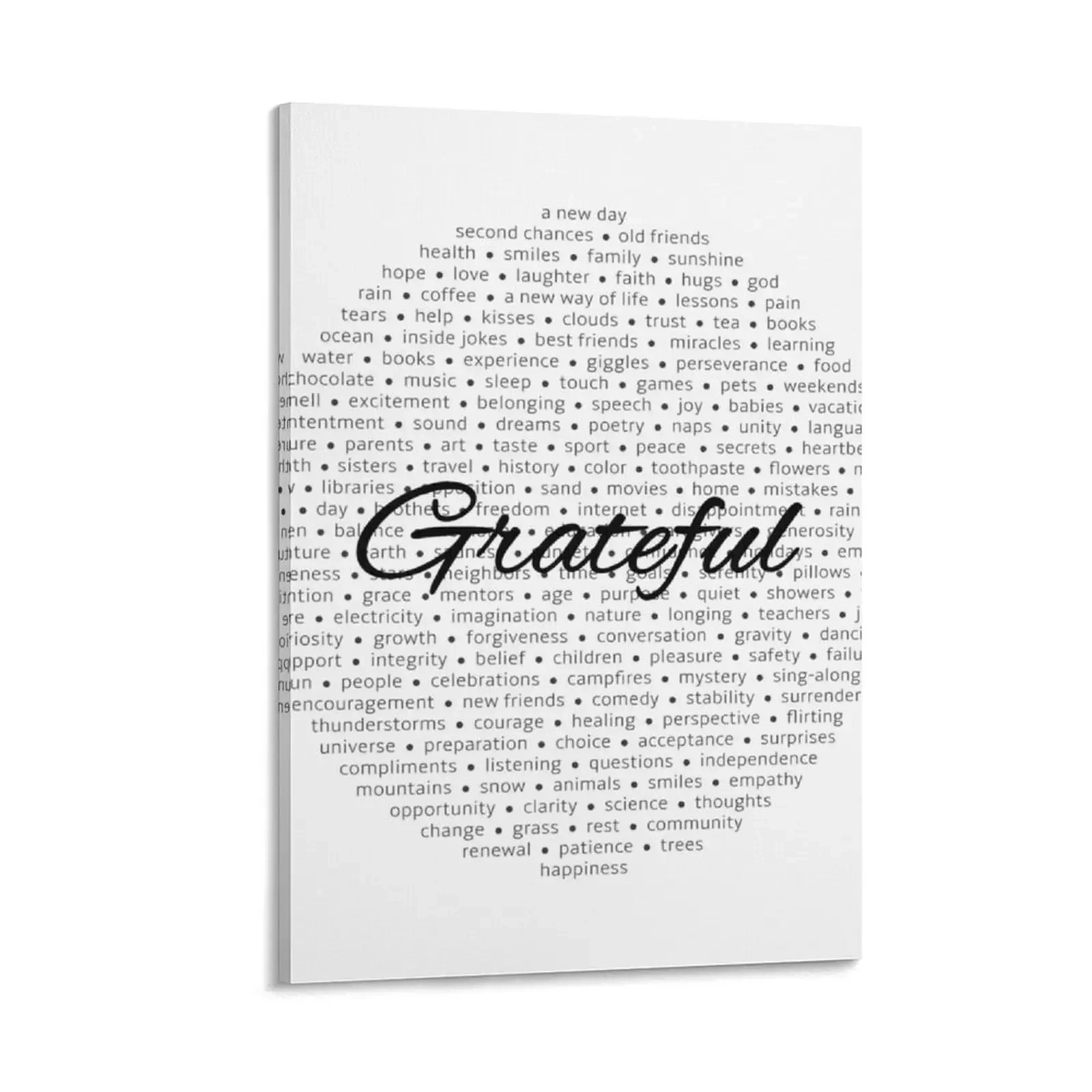 Grateful - Black Canvas Painting large paintings modern living room decoration decorative items for home painting
Grateful - Black Canvas Painting large paintings modern living room decoration decorative items for home painting