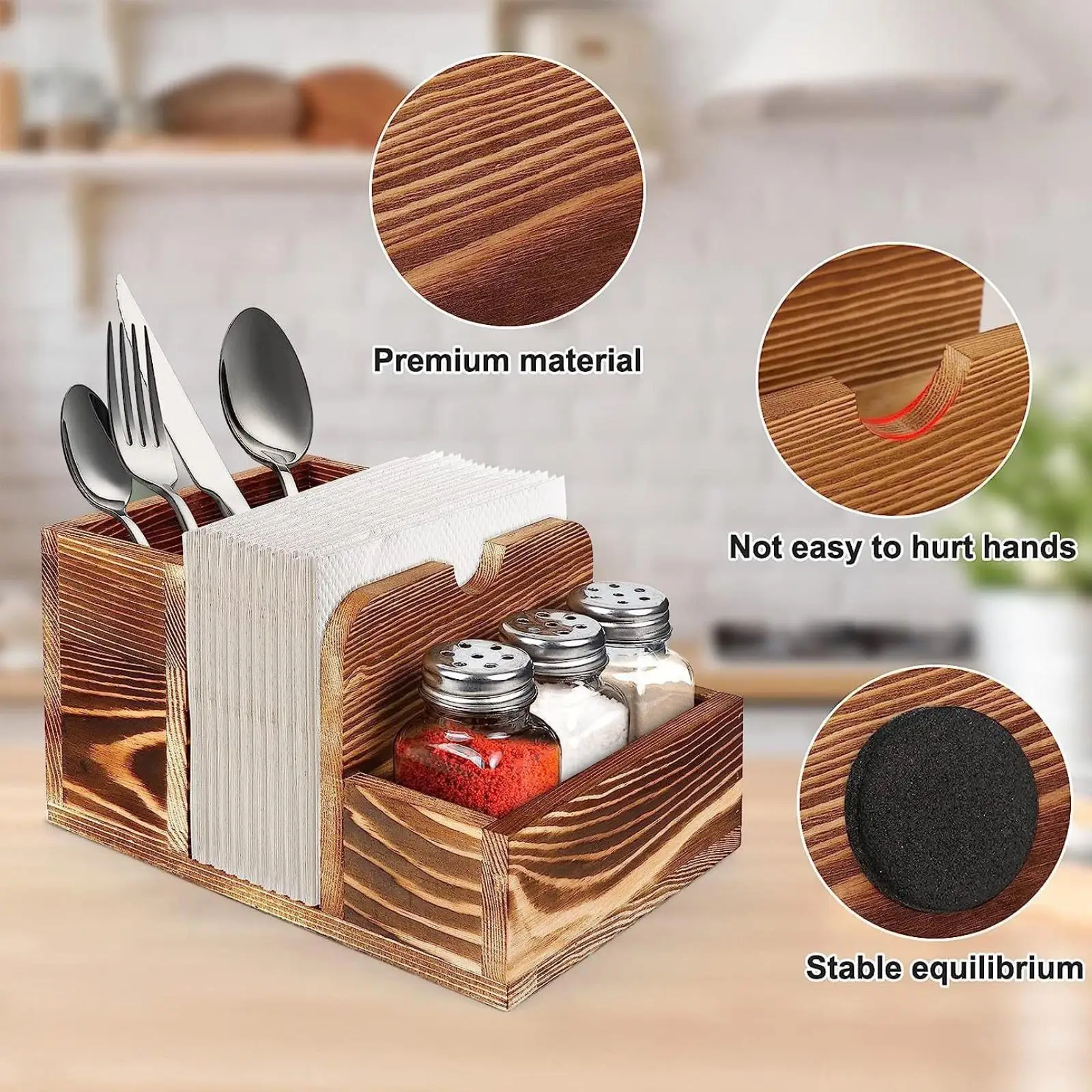 Kitchen Utensils Holder Utensil Sorter Box for Forks Spoons Cafe Dining Room
Kitchen Utensils Holder Utensil Sorter Box for Forks Spoons Cafe Dining Room