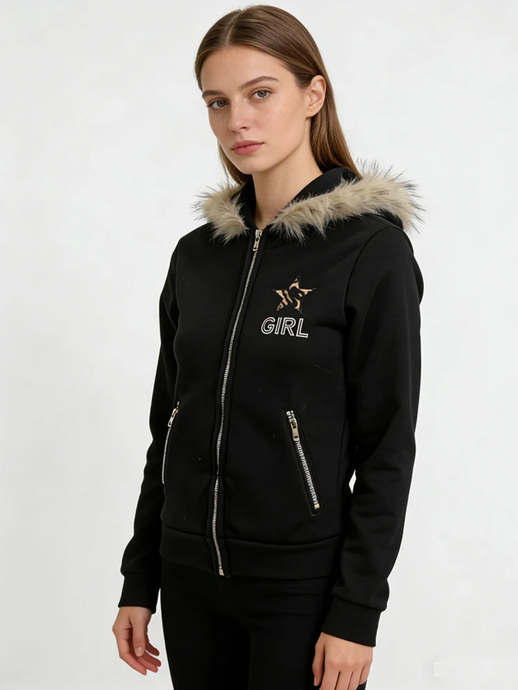 Зимняя новая уличная тенденция Harajuku в стиле ретро Ins, толстовка на молнии с волосатым воротником, готическая модная тенденция, женская одежда Y2k
Зимняя новая уличная тенденция Harajuku в стиле ретро Ins, толстовка на молнии с волосатым воротником, готическая модная тенденция, женская одежда Y2k