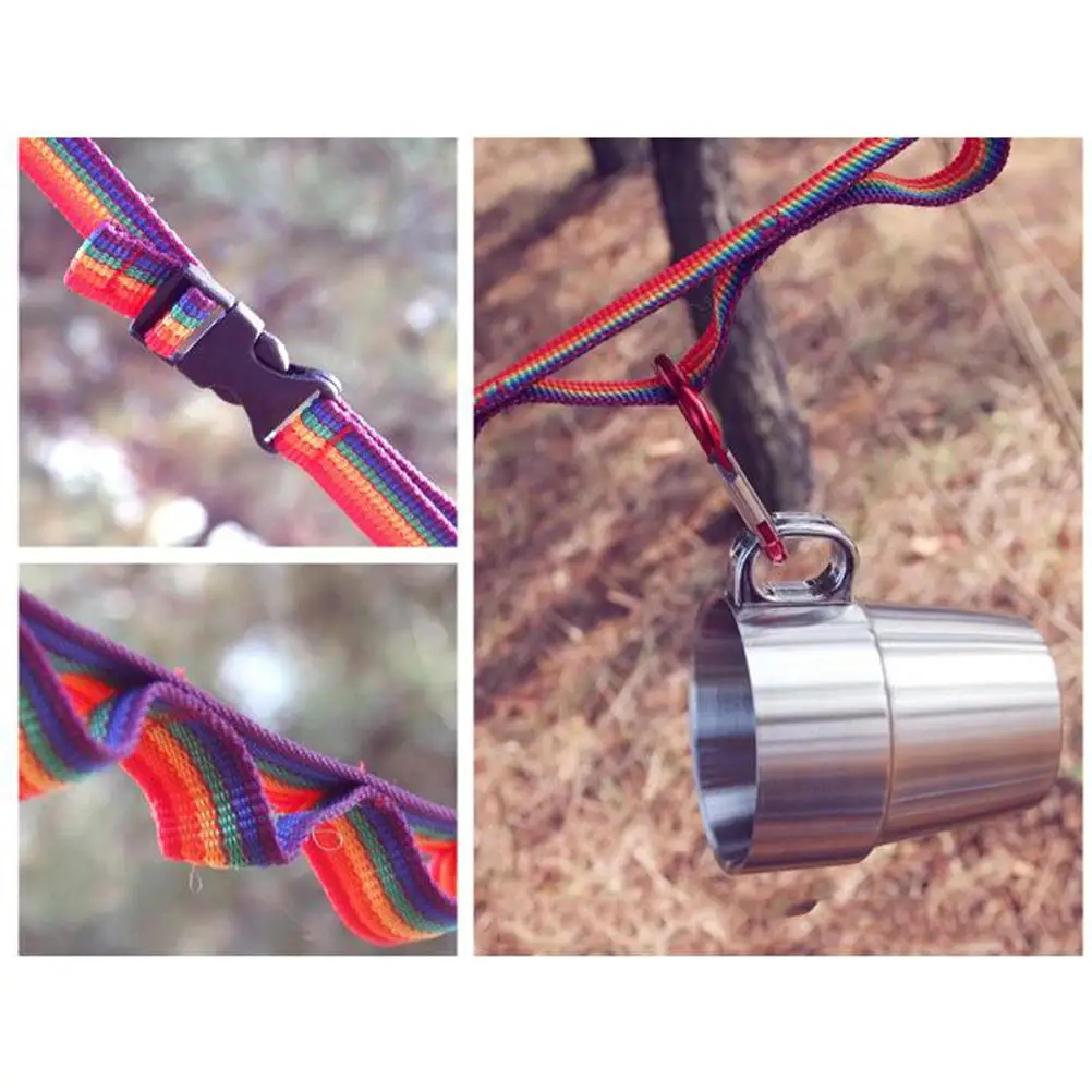 Camping Tent Rope Daisy Chain Lanyard Colorful Rainbow Outdoor Clothesline Hiking Tool Travel Gear Easy Install Disassemble Hang
Camping Tent Rope Daisy Chain Lanyard Colorful Rainbow Outdoor Clothesline Hiking Tool Travel Gear Easy Install Disassemble Hang