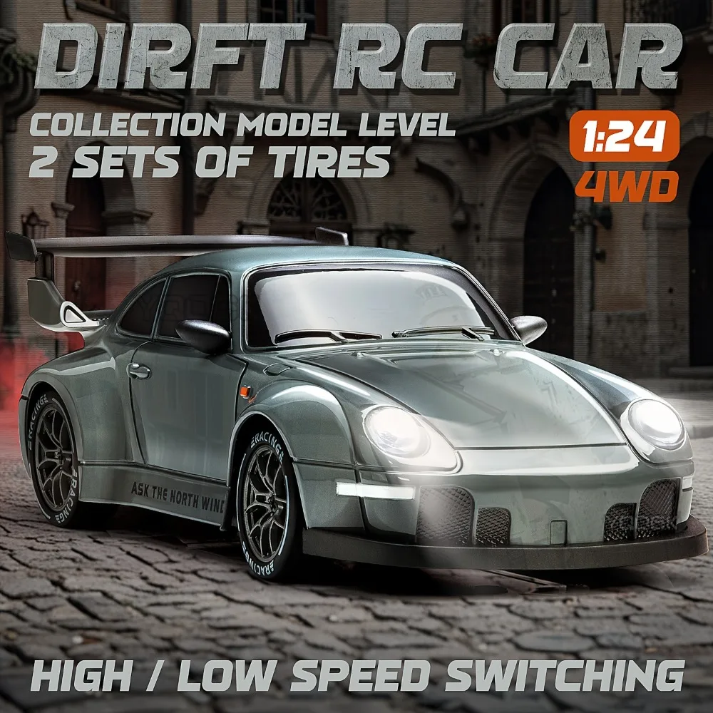 2.4G Remote Control RC Drift Racing 1:24 Scale RC Car, 20+Km/H High Speed Racing 4Wd Vehicle Model for Chidren Boys Kids Gifts
2.4G Remote Control RC Drift Racing 1:24 Scale RC Car, 20+Km/H High Speed Racing 4Wd Vehicle Model for Chidren Boys Kids Gifts