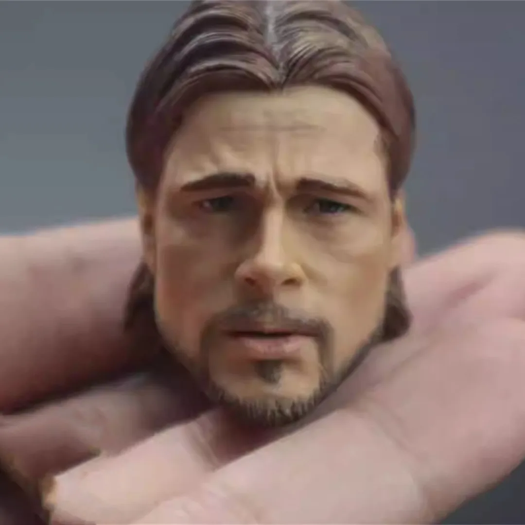 Brad Pitt 1/6 Head Sculpture Carving Star Delicate Painted Actor Soldier For 12inch TBleague Phicen Action Figure Model Toy
Brad Pitt 1/6 Head Sculpture Carving Star Delicate Painted Actor Soldier For 12inch TBleague Phicen Action Figure Model Toy