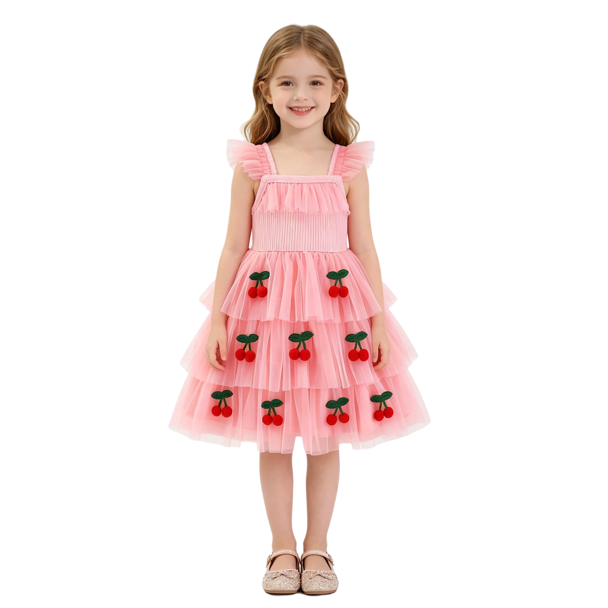 Toddler Baby Girls Pink Cherry Tulle Tutu Dress Ruffle Strap Tiered Layered Cake Dress Kids Summer Casual Birthday Party Princes
Toddler Baby Girls Pink Cherry Tulle Tutu Dress Ruffle Strap Tiered Layered Cake Dress Kids Summer Casual Birthday Party Princes