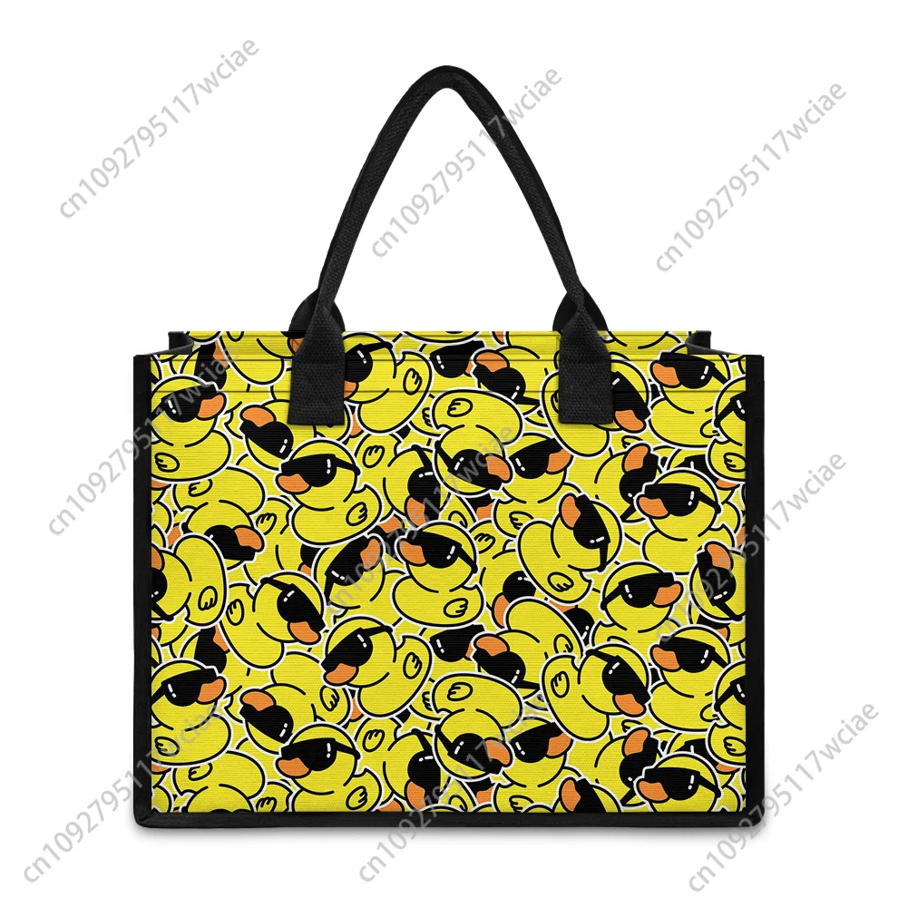 Cool Yellow Duck print pattern Custom Handbag Womens Canvas Bag Personalized Tote Bag Shoulder Bag Travel Party Beach Gift
Cool Yellow Duck print pattern Custom Handbag Womens Canvas Bag Personalized Tote Bag Shoulder Bag Travel Party Beach Gift