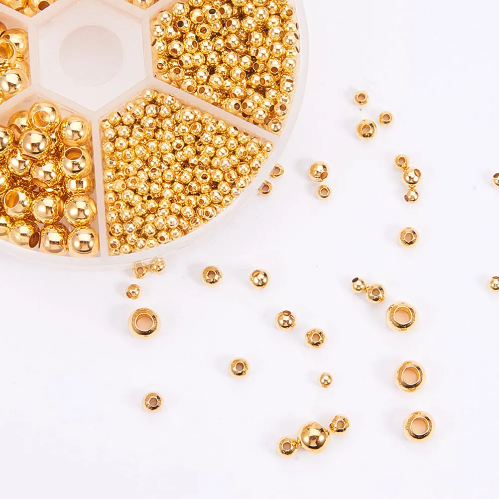 1 set 1 Set Golden Alloy Glossy Metal Spacer Beads Charms For Diy Jewelry Necklace Bracelet Earring Accessories With Storage Box
1 set 1 Set Golden Alloy Glossy Metal Spacer Beads Charms For Diy Jewelry Necklace Bracelet Earring Accessories With Storage Box
