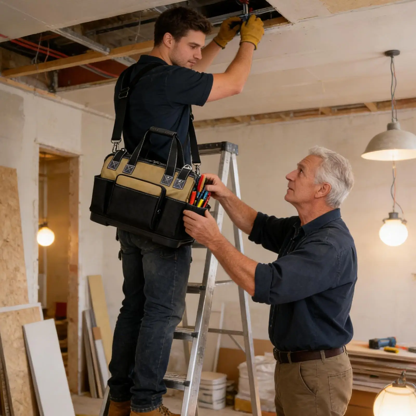 Сумка-органайзер для инструментов, большая вместимость, водонепроницаемый ящик для инструментов, сумка для хранения инструментов электрика, сумка для мастерской, электрика
Сумка-органайзер для инструментов, большая вместимость, водонепроницаемый ящик для инструментов, сумка для хранения инструментов электрика, сумка для мастерской, электрика