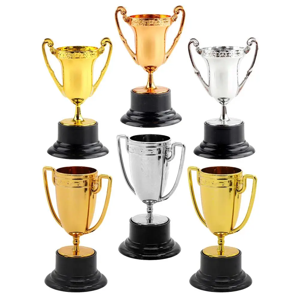 6 Pcs Mini Trophy School Competition Reward Toys Gilded Classroom Kid Plastic Kids Lightweight
6 Pcs Mini Trophy School Competition Reward Toys Gilded Classroom Kid Plastic Kids Lightweight