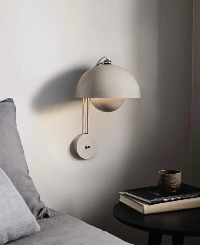 Nordic bedside designer flower bud wall lamp modern simple living room study background wall bedroom cream lamps
Nordic bedside designer flower bud wall lamp modern simple living room study background wall bedroom cream lamps