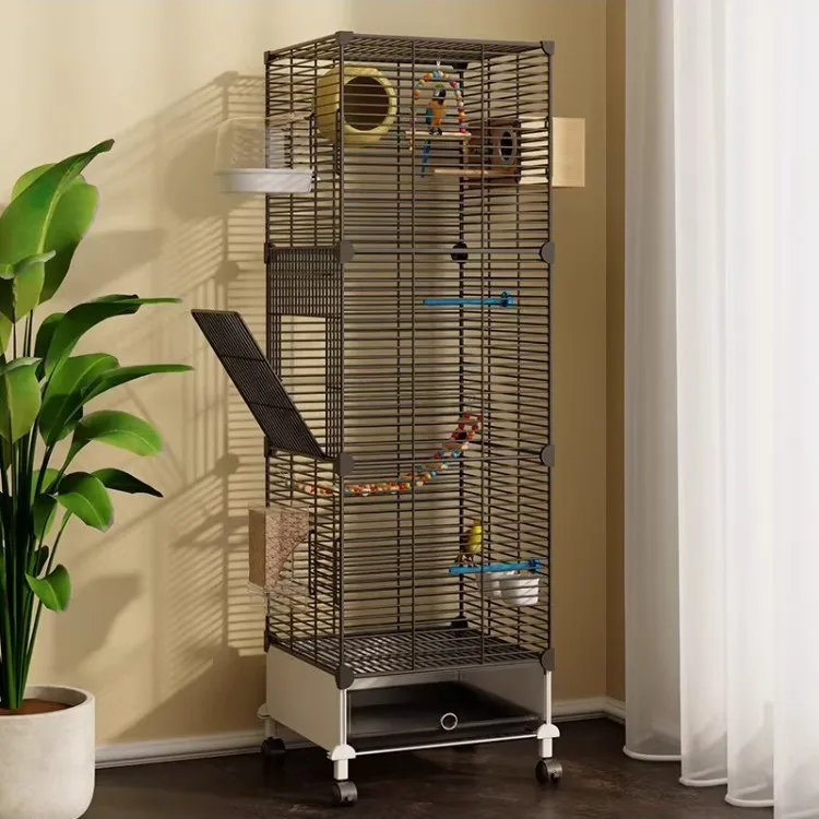 Large Luxury Villa-Style Bird Cage with Breeding Box for Parakeets Cockatiels Budgerigars and Lovebirds
Large Luxury Villa-Style Bird Cage with Breeding Box for Parakeets Cockatiels Budgerigars and Lovebirds