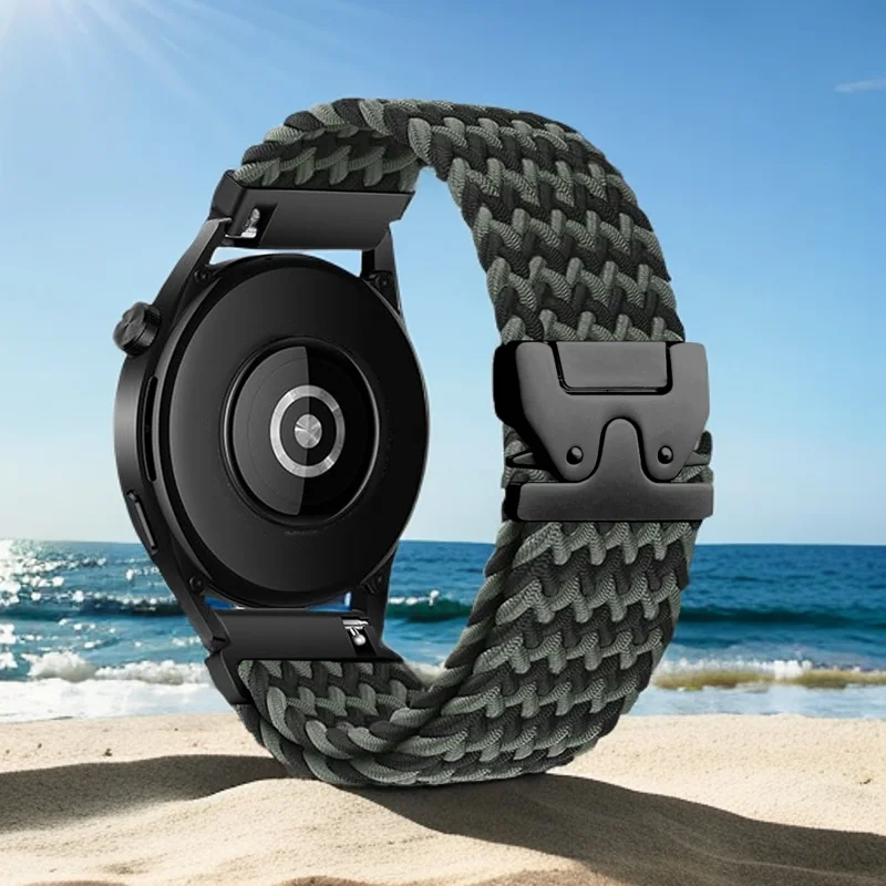 Braided Loop for Ticwatch pro X Band Parachute buckle Nylon Elastic Bracelets for ticwatch E3/E2/E/GTH/pro3/pro3 lite Watch
Braided Loop for Ticwatch pro X Band Parachute buckle Nylon Elastic Bracelets for ticwatch E3/E2/E/GTH/pro3/pro3 lite Watch