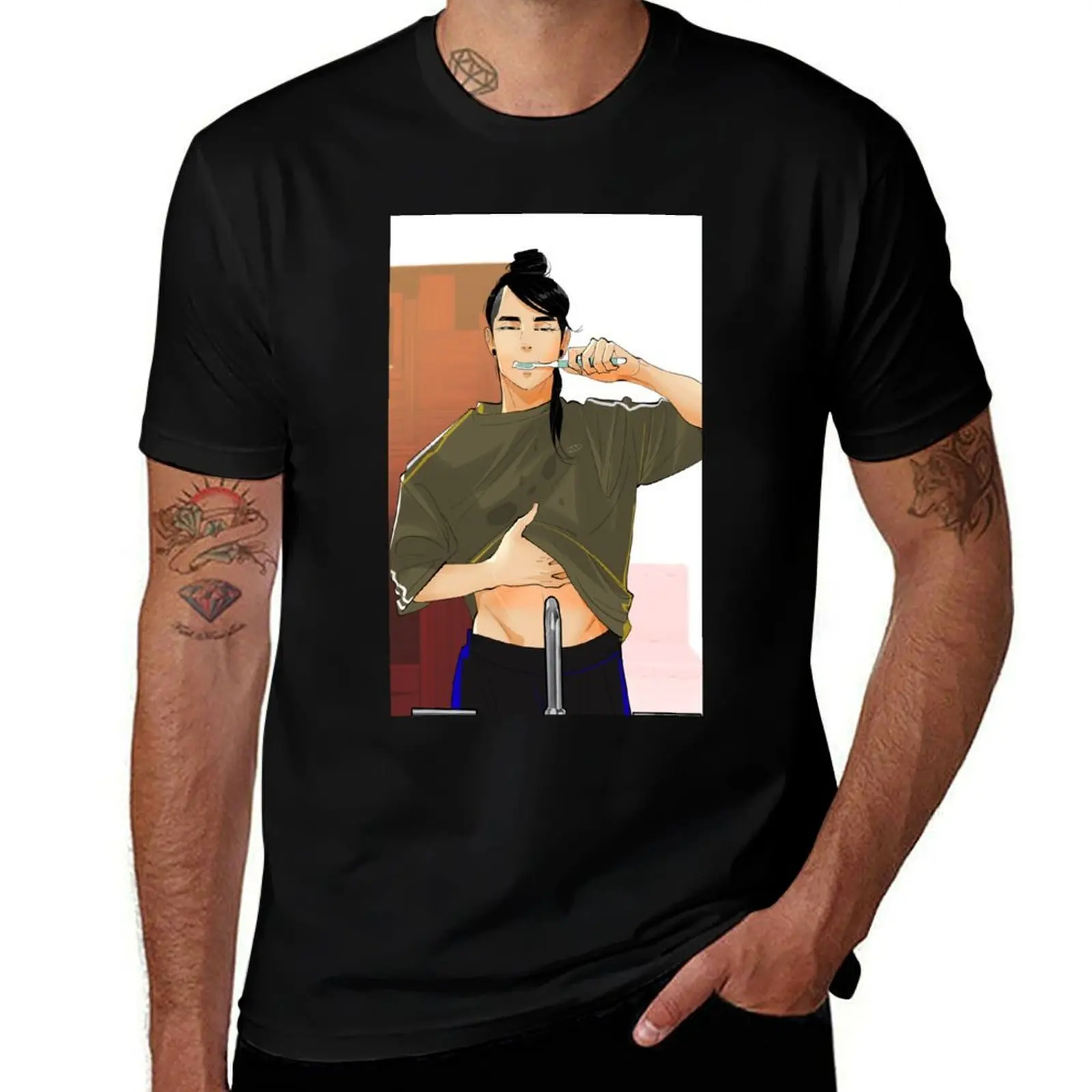 Mitsu DazedBlindfold Mashersan T-Shirt Big and Tall Basic Tee Shirt
Mitsu DazedBlindfold Mashersan T-Shirt Big and Tall Basic Tee Shirt