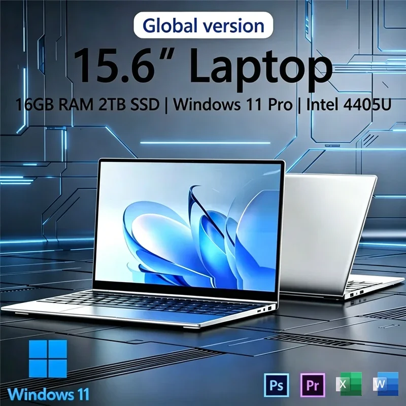 New Ultra Slim Laptop 15.6 16GB RAM 2TB SSD Intel 4405U Gaming PC 1920*1080 Display Office Study Computer PC Windows 11 Pro
New Ultra Slim Laptop 15.6 16GB RAM 2TB SSD Intel 4405U Gaming PC 1920*1080 Display Office Study Computer PC Windows 11 Pro