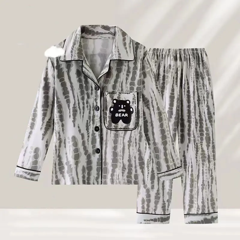 Children Pajama Sets Spring Autumn Sleepwear for Kids Cartoon Print Boys Girls Underwear Clothing Sets Teenager Pijama
Children Pajama Sets Spring Autumn Sleepwear for Kids Cartoon Print Boys Girls Underwear Clothing Sets Teenager Pijama