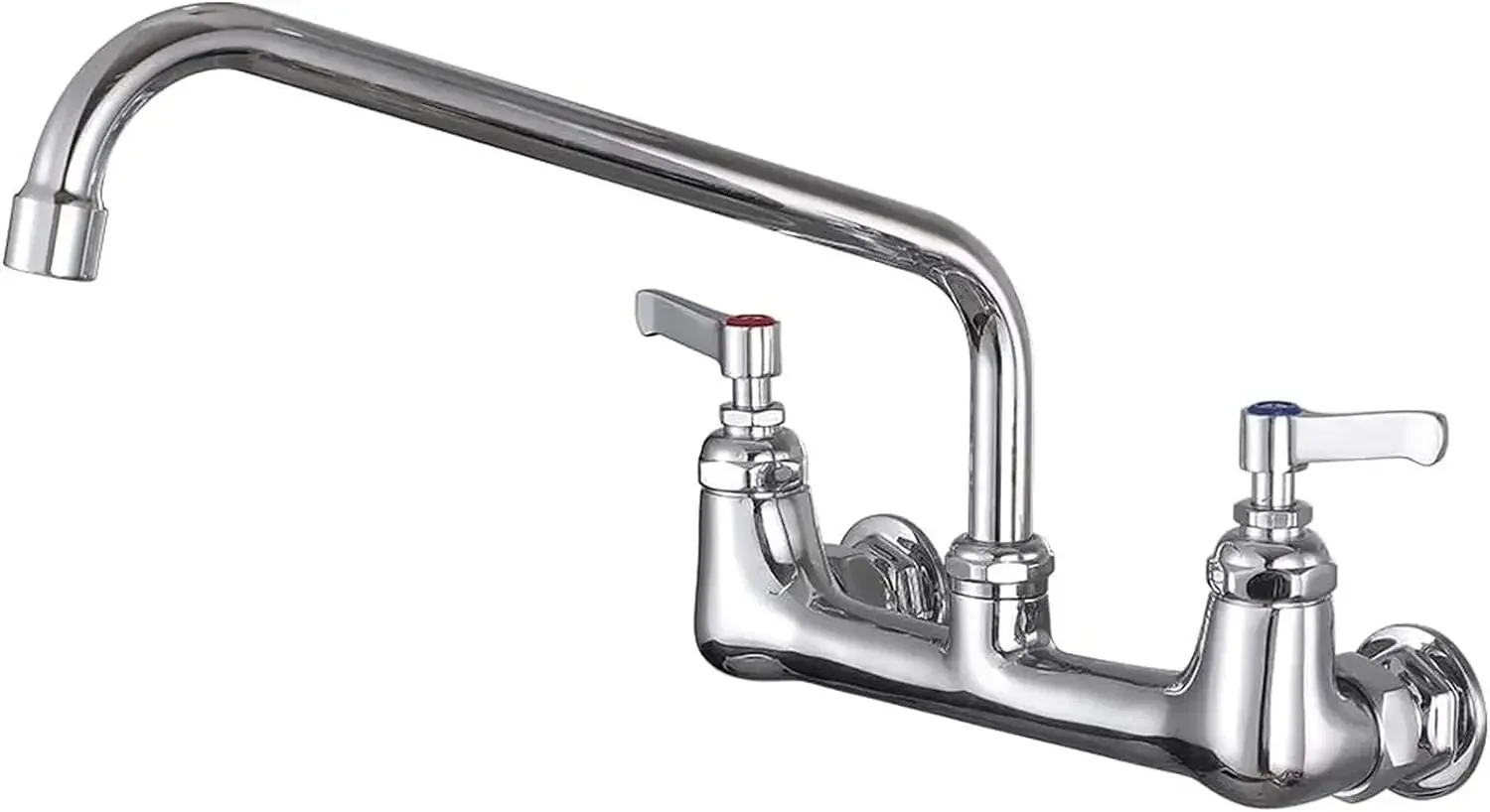 Wall Mount Commercial Sink Faucet 8 Inches Commercial Faucet with 14 Inches Spout
Wall Mount Commercial Sink Faucet 8 Inches Commercial Faucet with 14 Inches Spout