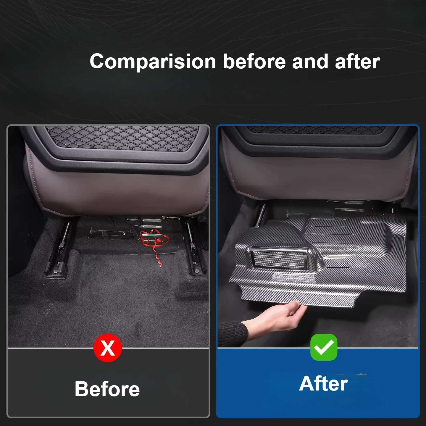 Защитная накладка на кнопку регулировки сиденья и воздуховод под сиденьем из АБС-пластика для Geely Monjaro KX11 Xingyue L 2022-2026
Защитная накладка на кнопку регулировки сиденья и воздуховод под сиденьем из АБС-пластика для Geely Monjaro KX11 Xingyue L 2022-2026