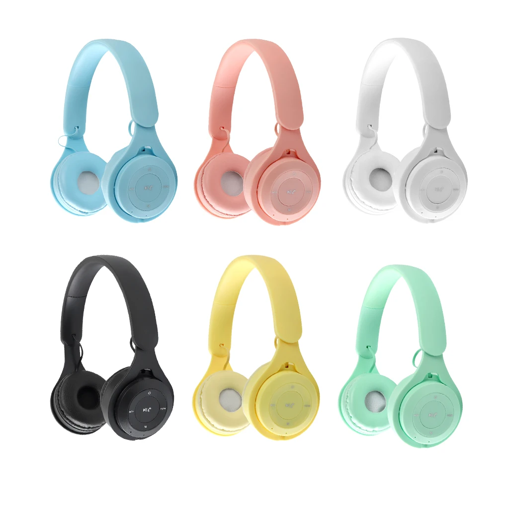Bluetooth 5.0 Headphone Wireless Head Mount Headphone TF Card Rechargeable Headset with Mic, Yellow
Bluetooth 5.0 Headphone Wireless Head Mount Headphone TF Card Rechargeable Headset with Mic, Yellow