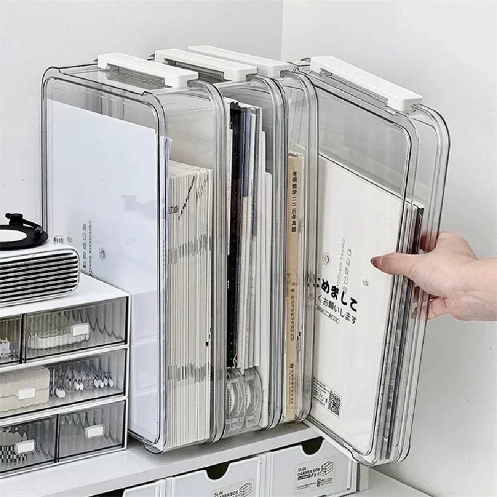 Набор из 2 прозрачных акриловых настольных органайзеров для бумаги формата А4, документов, экзаменационных работ, пылезащитный держатель для карт для дома
Набор из 2 прозрачных акриловых настольных органайзеров для бумаги формата А4, документов, экзаменационных работ, пылезащитный держатель для карт для дома