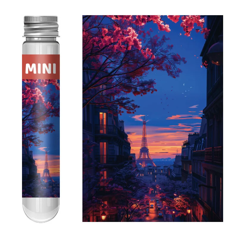 150 Pieces "Night in Paris" Mini Test Tube Puzzle Adult Cartoon Puzzle Toy Mini 150pcs Mini Size Puzzle Friends Loves Gift
150 Pieces "Night in Paris" Mini Test Tube Puzzle Adult Cartoon Puzzle Toy Mini 150pcs Mini Size Puzzle Friends Loves Gift