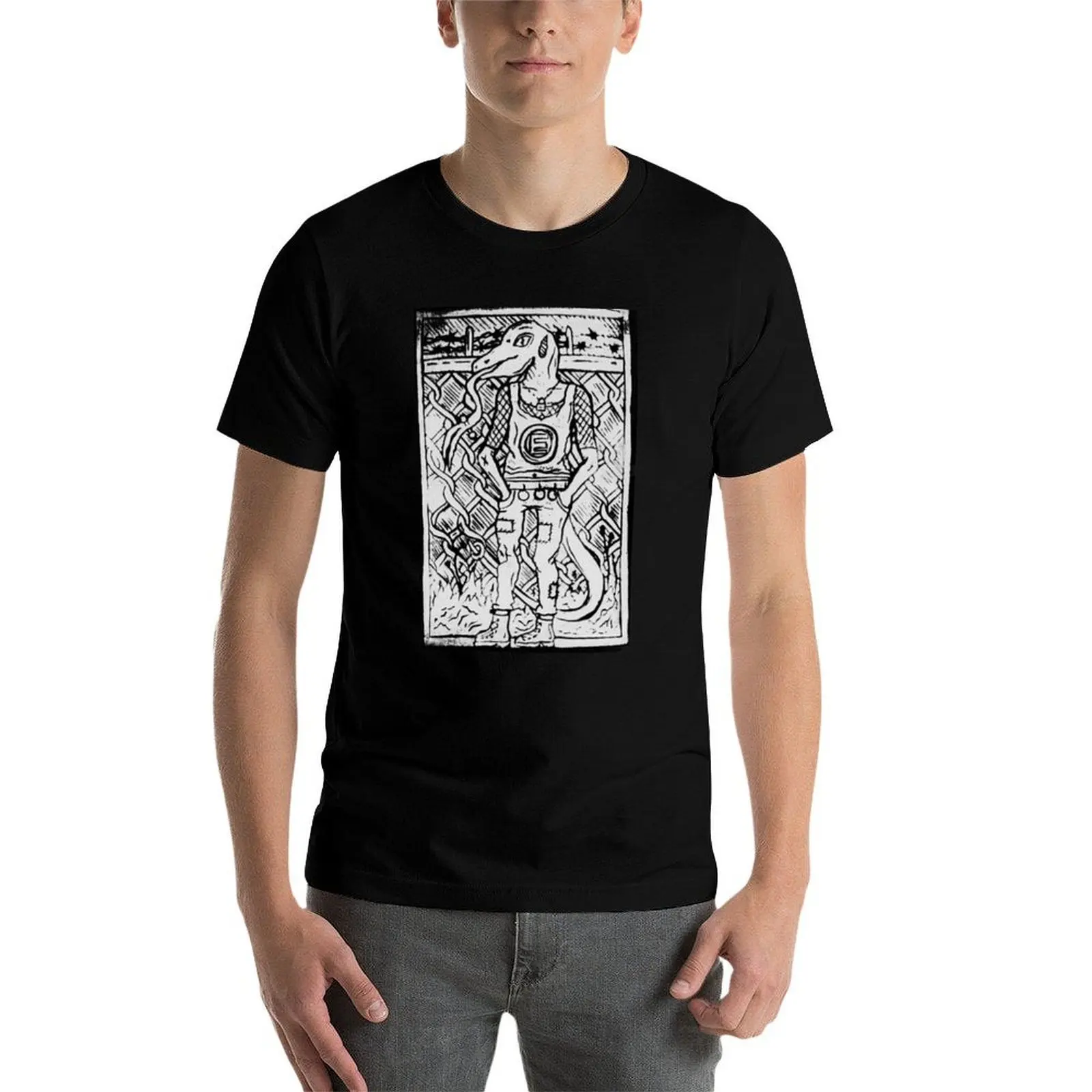 Equality Lizard Linocut Print T-Shirt t shirt man cotton t shirts designer T-Shirt
Equality Lizard Linocut Print T-Shirt t shirt man cotton t shirts designer T-Shirt