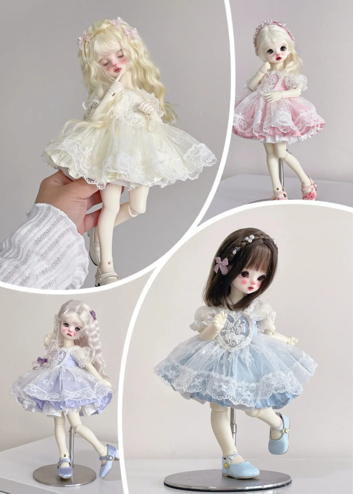 【Clothing Only】1/6 Scale Female Doll's Clothing Accessories Cute Exquisite Lace Puff Skirt Fit Girl Action Figure Toys For OB24
【Clothing Only】1/6 Scale Female Doll's Clothing Accessories Cute Exquisite Lace Puff Skirt Fit Girl Action Figure Toys For OB24