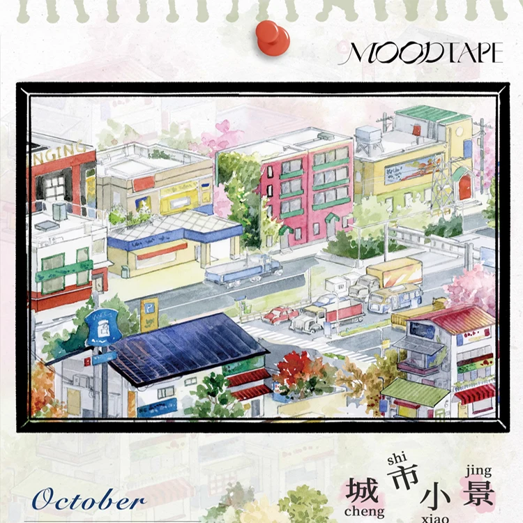 MOODTAPE City Small Scene PETwashi Pet Tape Loop Sample Collage Shiny Journal
MOODTAPE City Small Scene PETwashi Pet Tape Loop Sample Collage Shiny Journal